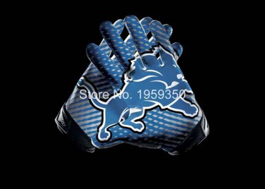 Detroit Lions Glove 3x5 ft 100D Polyester flag 90x150cm 2 metal grommets