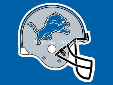Detroit Lions Helmet Lighting Flag 3ft x 5ft Polyester Banner flag