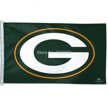 Green Bay Packers Flag 3x5 FT Banner 100D Polyester NFL flag 183