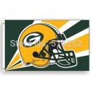 Green Bay Packers Flag 3x5 FT Banner 100D Polyester NFL flag 185, free shipping