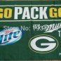Green Bay Packers Flag Miller Beer Bar Tailgate Rodgers Rare 3x5ft