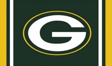 Green Bay Packers Logo Stripe Flag 3ftx5ft Banner 100D Polyester