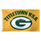 Green Bay Packers G Allegiance Helmet Team American Flag 3X5 ft