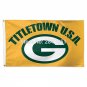 Green Bay Packers G Allegiance Helmet Team American Flag 3X5 ft
