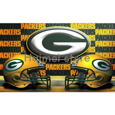 90x150cm Green Bay Packers Large Indoor Outdoor Banner Flag