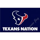 Flag Houston Texans Flag 3x5 FT Banner 100D Polyester TEXANS NATION FLAG