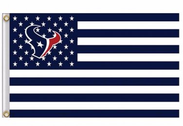 Houston Texans US flag with star and stripe 3x5 FT banner