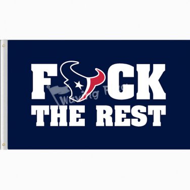 Houston Texans flag f the rest 3x5ft banner Flag 100D polyester 90x150cm custom flag