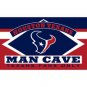 Houston Texans Man Cave 100D Polyester Digital Printing Flags Sleeve metal Grommets 3x5FT