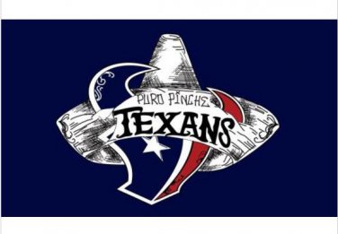 3x5 ft digital printed Polyester puro pinche Houston Texans logo flag with grommets