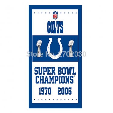 Super Bowl Champions Indianapolis Colts Flag 100D Polyester Flag Outdoor Flag 3x5ft