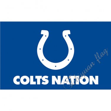 Indianapolis Colts NATION flag 3x5 Flag
