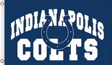 3X5FT Arch style indianapolis colts flag 100D polyester banner