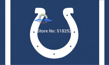Indianapolis Colts Flag 3x5 FT 100D 150X90CM Banner Polyester flag 5091,