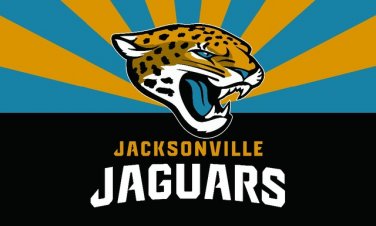 Top design Jacksonville Jaguars flag 90x150cm polyester banner with 2 Metal Grommets