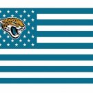 Jacksonville Jaguars US flag with star and stripe 3x5 FT Banner