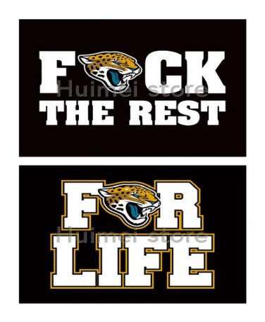 3X5FT 90 x 150 cm Jacksonville Jaguars 100% Polyester life and the rest flag