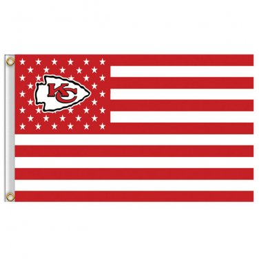 flag kansas city chiefs flag 3ft x 5ft polyester  banner custom flag