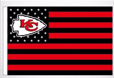 Kansas City Chiefs US flag with star and stripe 3x5 FT banner
