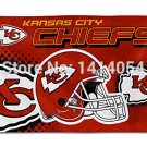Kansas City Chiefs Helmet logo Flag 150X90CM Banner 100D Polyester3x5 FT