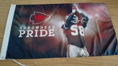 Kansas City Chiefs Flag 3ft x 5ft Polyester  Banner Flying Custom flag