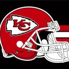 Kansas City Chiefs Helmet flag with lines 90x150cm polyester digital
