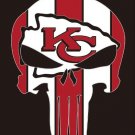 Kansas City Chiefs flag Digital Printing 100D Polyester Sleeve metal Grommets 3x5FT