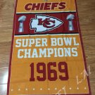 Kansas City Chiefs flag 3ftx5ft Banner 100D Polyester Flag metal Grommets