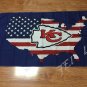 New style 3x5FT Kansas City Chiefs flag with American banner flag