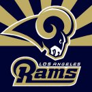 Top design Los Angeles Rams flag 90x150cm polyester banner with 2 Metal Grommets
