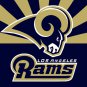 Top design Los Angeles Rams flag 90x150cm polyester banner with 2 Metal Grommets