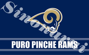 Los Angeles Rams Puro Pinche Banner Flag Custom Flags 90*150CM