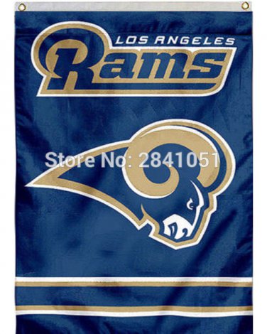 Los Angeles Rams Helmet Team American Outdoor Indoor  Flag 3X5 ft