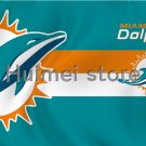 3ft x 5ft Miami Dolphins flag helmet style banner 100D Digital Printing flag