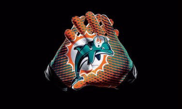 Miami Dolphins Sport Team Products Gloves 3x5 ft flag 100D Polyester flag 90x150cm