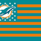 Miami dolphins flag 100D Digital printing  banner