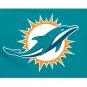 Miami Dolphins Flag 3x5 FT Banner 100D Polyester NFL flag 135, free shipping