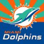 Miami Dolphins flag 90x150cm polyester banner with 2 Metal Grommets