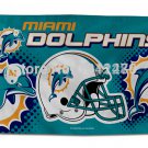 Miami Dolphins flag Helmet Edition banner 3x5ft digital print polyester