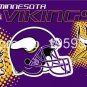 Minnesota Vikings Helmet Flying Flag Banner flag 3ft x 5ft 100D Polyester
