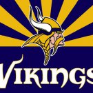 Top design Minnesota Vikings flag 90x150cm polyester banner with 2 Metal Grommets