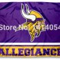Minnesota Vikings Allegiance Flag 150X90CM Banner 100D Polyester3x5 FT