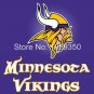 Minnesota Vikings Wordmark Flag 3ft x 5ft Polyester Banner flag 90x150cm