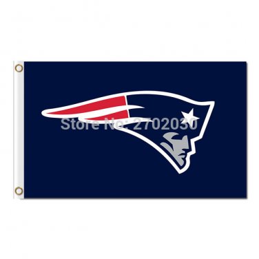 New England Patriots Flag Logo Blue Country Super Bowl Champions 3ftx5ft