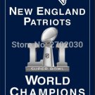New England Patriots Flag Logo Blue Country Super Bowl Champions 3ftx5ft