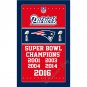 New England Patriots Flag 3X5FT 90x150cm SUPER BOWL CHAMPIONS banner