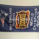 New England Patriots world champions 2003 Flag 3ft x 5ft Polyester banner