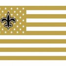 New Orleans Saints US flag with star and stripe 3x5 FT banner