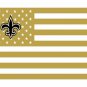 New Orleans Saints US flag with star and stripe 3x5 FT banner