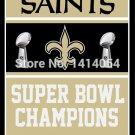 New Orleans Saints Super Bowl Champions Flag 150X90CM Banner